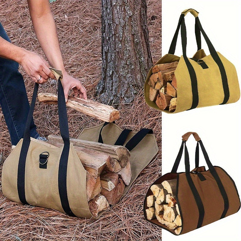 Durable Firewood Storage Handbag for Camping