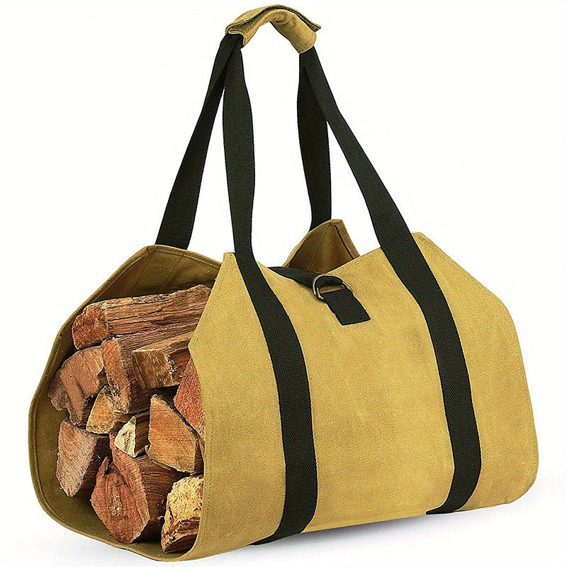 Durable Firewood Storage Handbag for Camping