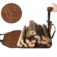 Durable Firewood Storage Handbag for Camping