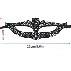 2pcs Halloween Party Wings Shawl Costume Cloak with Lace Cat Face Mask