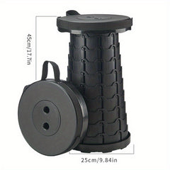 Portable Folding Stool Adjustable Extendable Stool For Outdoor Camping