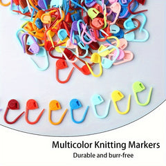 50-100pcs Colorful Knitting Markers Crochet Clips Bulk Stitch Markers