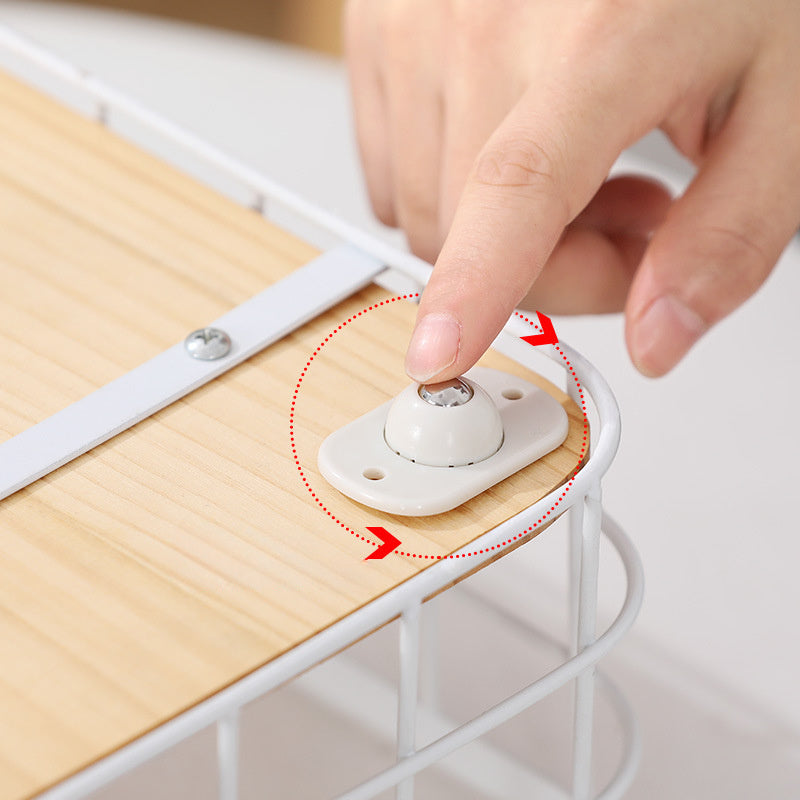 4pcs Adhesive Universal Pulley with 4 Ball for Trash Can Storage Box Bottom