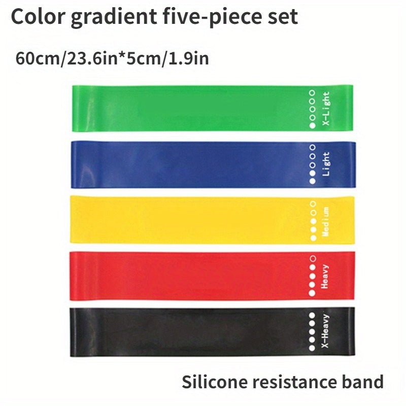 Yoga Silicone Elastic Band Fitness Resistance Band Hip Muscle Training