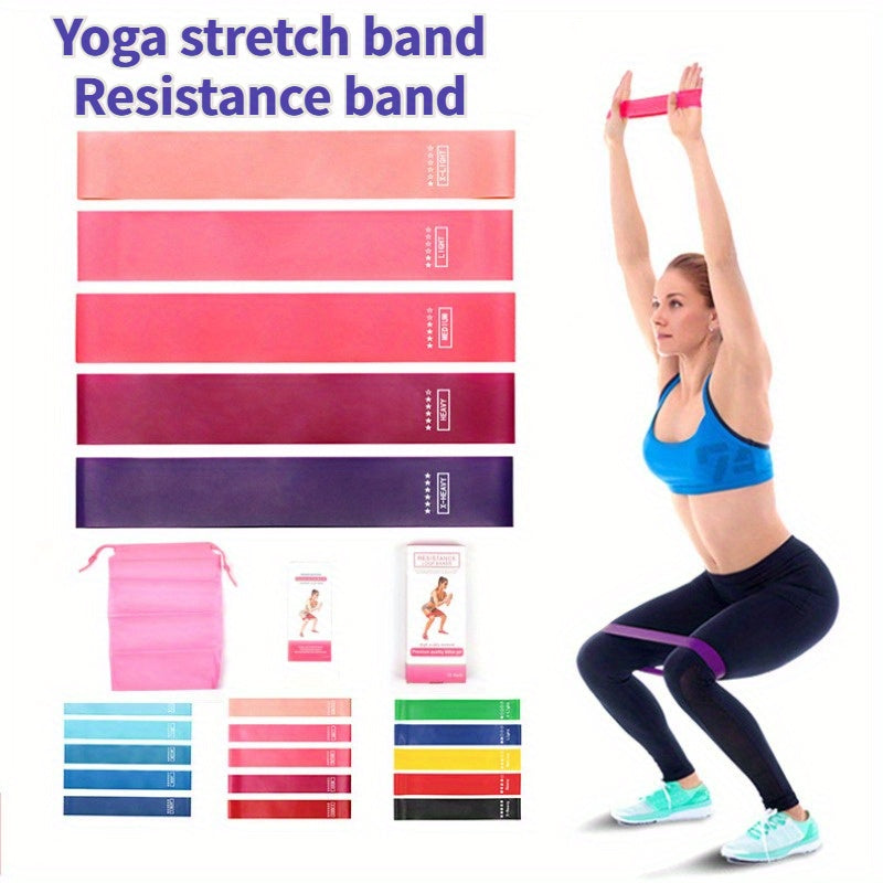 Yoga Silicone Elastic Band Fitness Resistance Band Hip Muscle Training