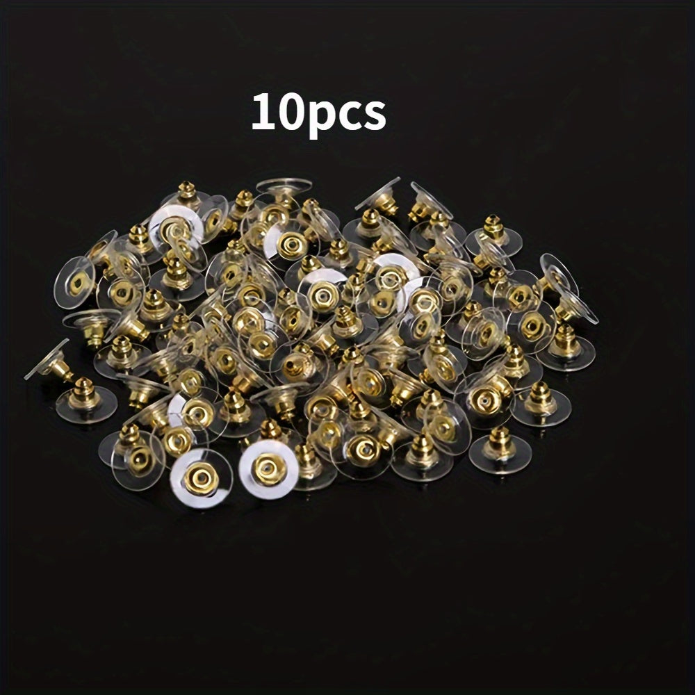 50pcs Bullets Shape Earring Backs Safety Pin Backs