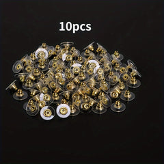 50pcs Bullets Shape Earring Backs Safety Pin Backs