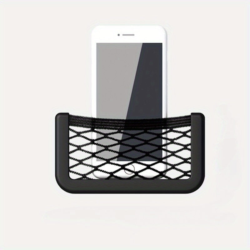 2pcs Universal Mesh Cargo Net Car Storage Net Wall Sticker Organizer Pouch Bag