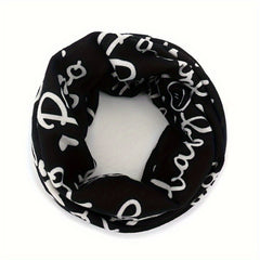 Letter Graphic Beanie Hat Winter Warm Knit Hat