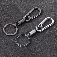 Retro Style Keychain Metal Keyring For Outdoor Camping Hiking