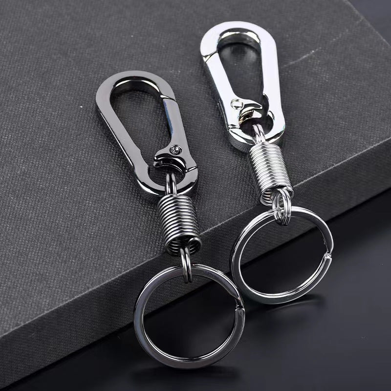 Retro Style Keychain Metal Keyring For Outdoor Camping Hiking