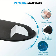 Ergonomic Mouse Pad With Wrist Support and Keyboard Wrist Rest Set