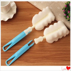 1pc Long Handle Sponge Cup Cleaning Brush