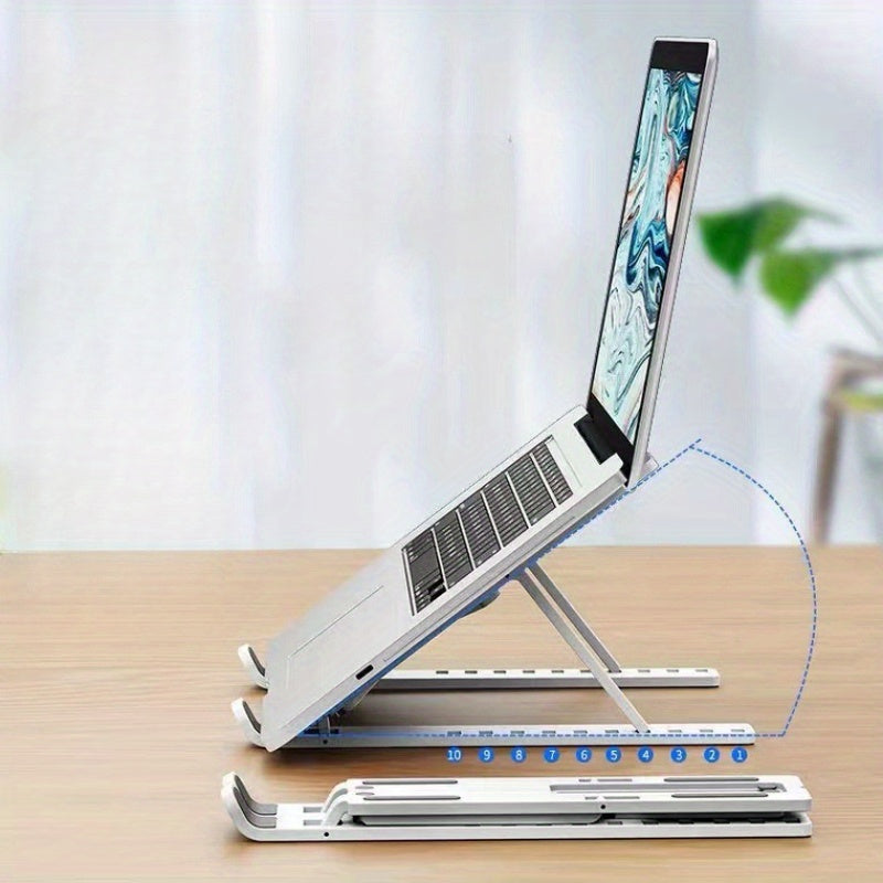 Large Folding Laptop Stand, Heightening Lifting Cooling, Portable