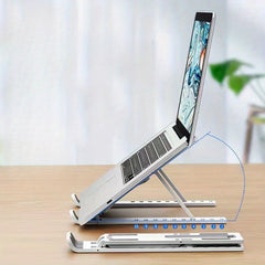 Large Folding Laptop Stand, Heightening Lifting Cooling, Portable