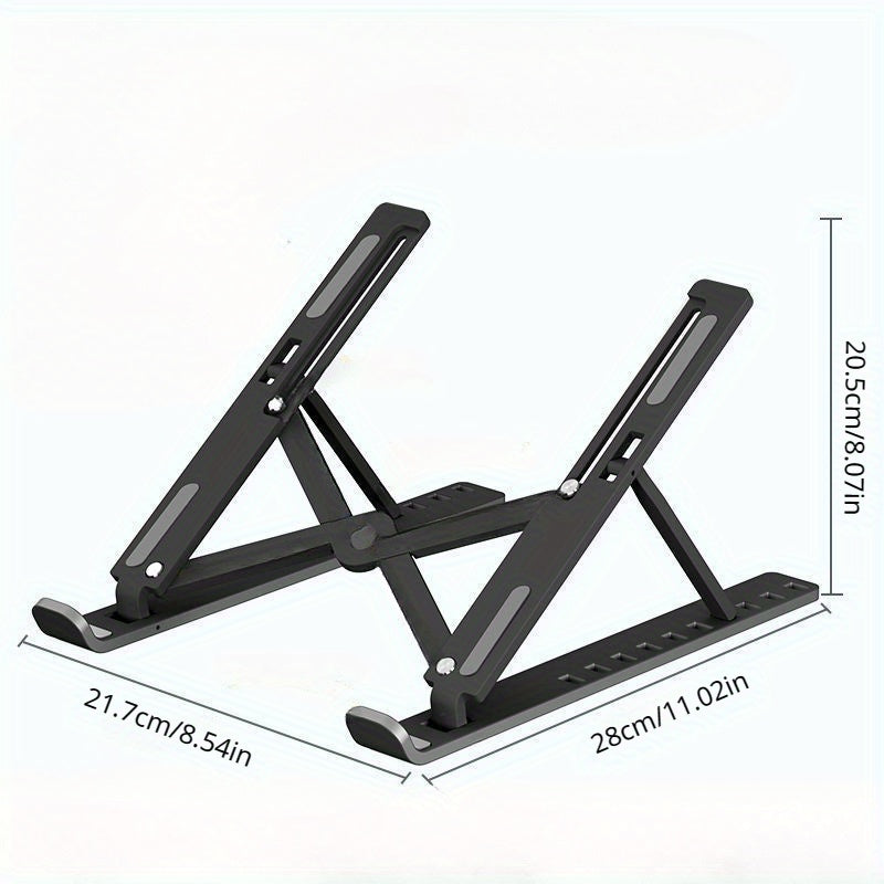 Large Folding Laptop Stand, Heightening Lifting Cooling, Portable