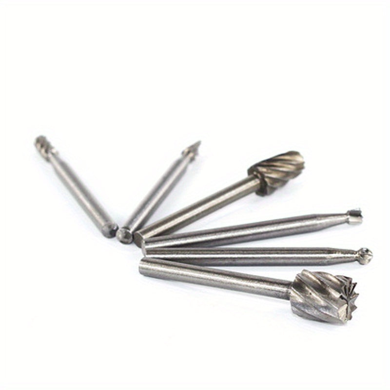 6pcs Drill Bit Set Cutting Tools for Woodworking Carving Rasps Kit