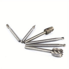 6pcs Drill Bit Set Cutting Tools for Woodworking Carving Rasps Kit