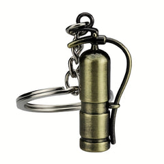 Men's Retro Fire Extinguisher Keychain Car Key Chain Pendant Gift