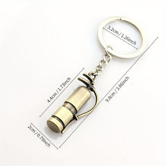 Men's Retro Fire Extinguisher Keychain Car Key Chain Pendant Gift