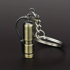 Men's Retro Fire Extinguisher Keychain Car Key Chain Pendant Gift