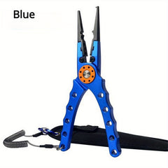 Aluminum Fishing Pliers Hook Remover with Lanyard