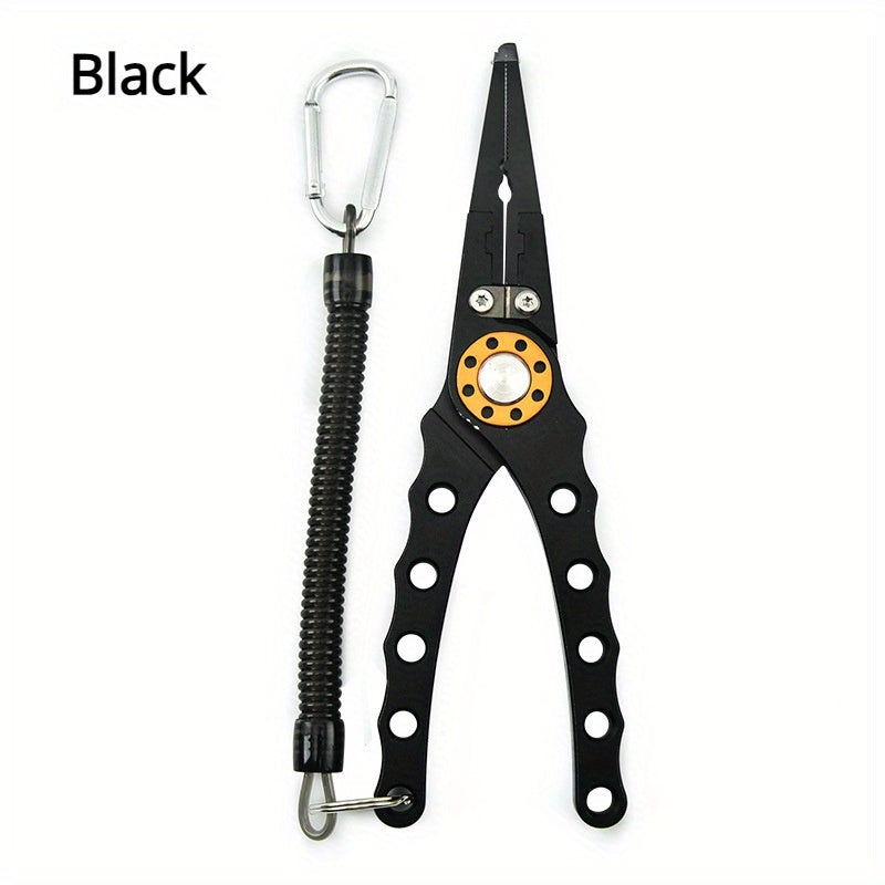 Aluminum Fishing Pliers Hook Remover with Lanyard