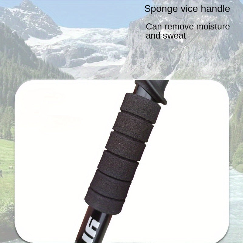Telescopic Walking Pole Aluminum Alloy Trekking Stick