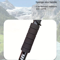 Telescopic Walking Pole Aluminum Alloy Trekking Stick