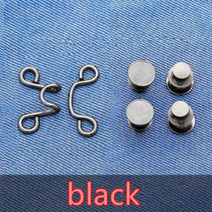 2pcs Disciplinary Buckle Adjust Skirt Waistline Denim Pants Butt Waist Clip