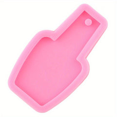 Nail Polish Bottle Silicone Mold for DIY Resin Epoxy Keychains Pendant