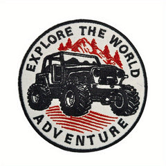 6pcs Offroad Embroidered Hook And Loop Patch For Jackets