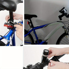 5 LED Light Beads 7 Modes Bike Front Rear Light Set