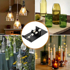 Glass Bottle Cutters Square and Circular Bottle Cutting Machines