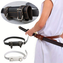 PU Leather Belt for Katana Demon Slayer Sword Waist Sheath Holder