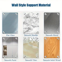 Strong Adhesive Punch Row Hook Pantry Organizer Wall Mounted Hanger