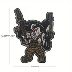 6pcs Funny Inspired Patch Hook Embroidery Patches Applique Morale Patches
