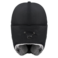Winter Velvet Trapper Hat Men Women Outdoor Cycling Ski Windproof Warm Ear Flaps