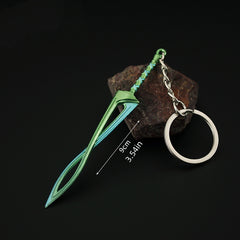 Creative Sword Keychain Pendant Mini Sword Model Alloy Key Chain