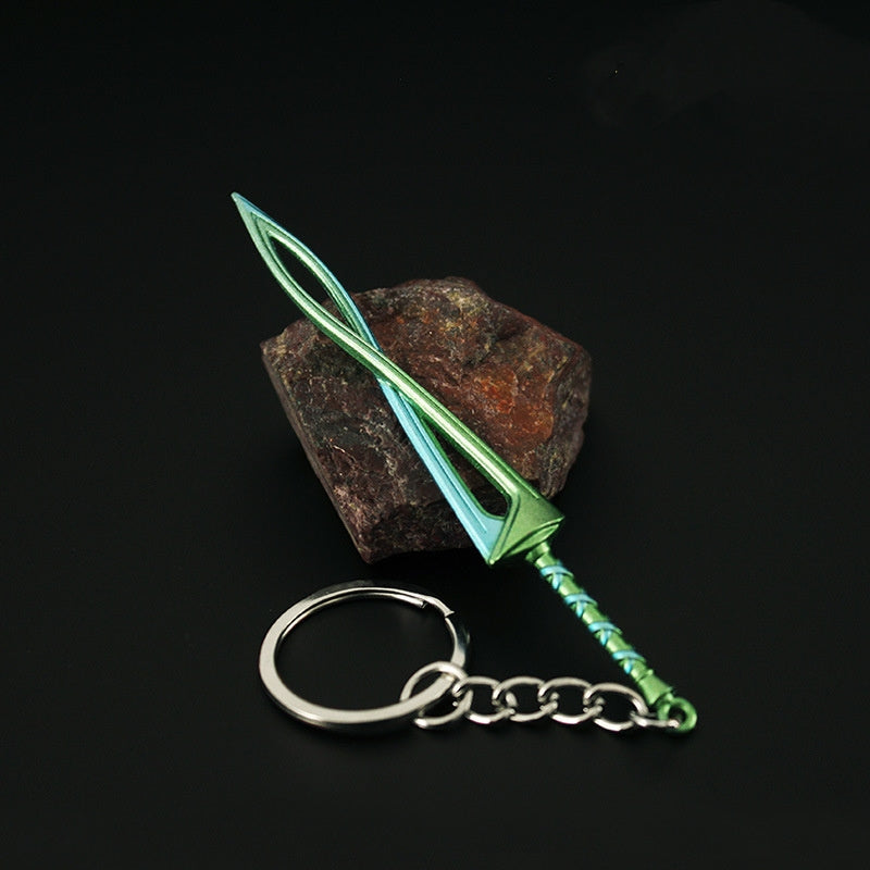 Creative Sword Keychain Pendant Mini Sword Model Alloy Key Chain