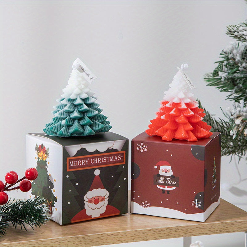 1pc Christmas Tree Scented Candles Home Decoration Holiday Supplies