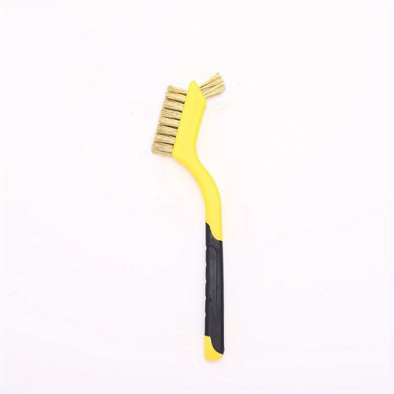 Brass Mini Brush Soft Grip Cooktop Cleaning Brush