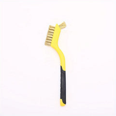 Brass Mini Brush Soft Grip Cooktop Cleaning Brush