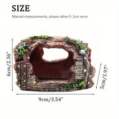 Resin Wine Barrel Cave Fish Tank Decoration for Aquarium