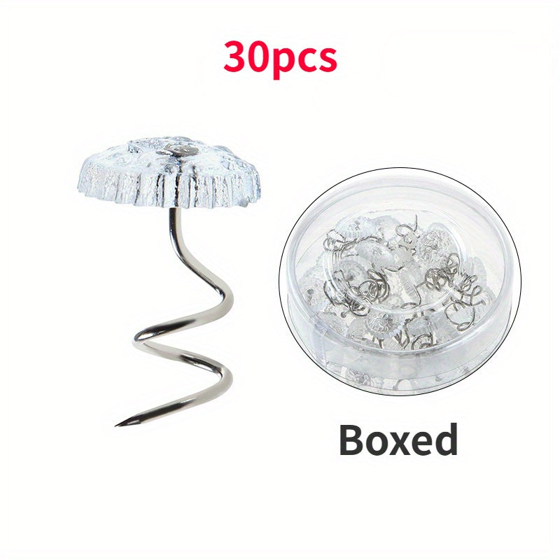 30pcs Stainless Steel Twist Pins for Bedding Non-Slip Tool