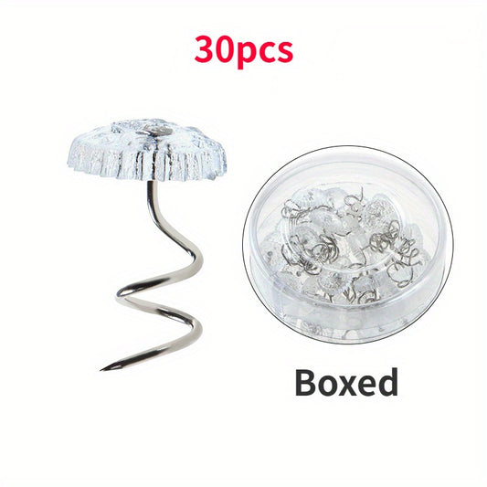 30pcs Stainless Steel Twist Pins for Bedding Non-Slip Tool