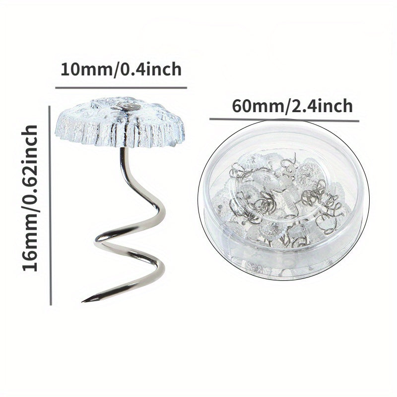 30pcs Stainless Steel Twist Pins for Bedding Non-Slip Tool