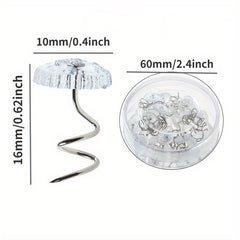 30pcs Stainless Steel Twist Pins for Bedding Non-Slip Tool