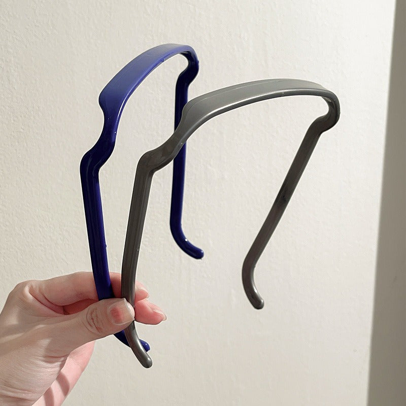 5pcs Square Glasses Frame Headbands Minimalist Hairpins