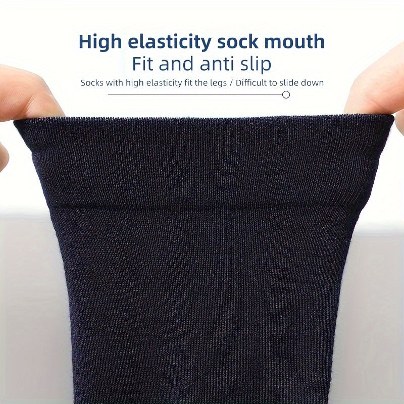 10 Pairs Casual Crew Socks for Men & Women